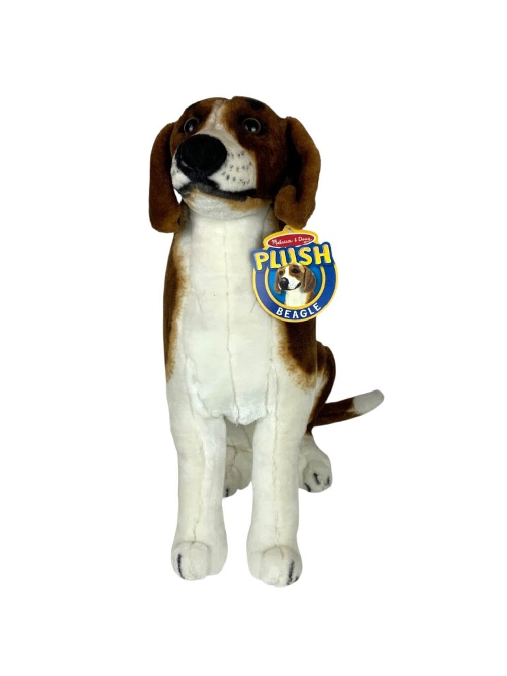 Melissa & Doug Giant Plush Beagle Dog Toy 20 inch Realistic Stuffed Animal
